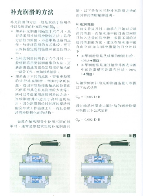 補充潤滑的方法